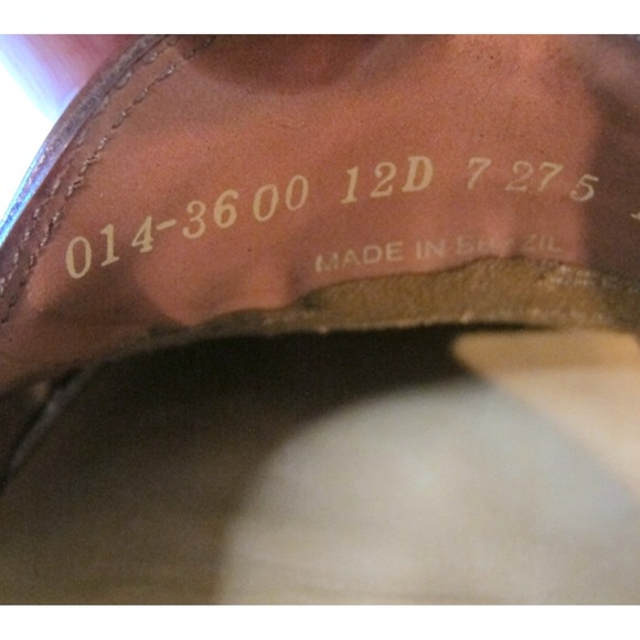 Giorgio‎ Brutini Le Glove Brown Leather Woven Tassel Loafers Men's Size 12D - Picture 9 of 11